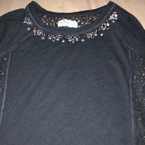 Blue long sleeve lightweight hollister shirt